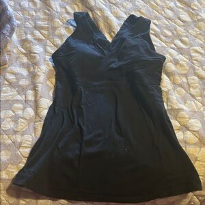 Lululemon Athletica Black built in bra tank top